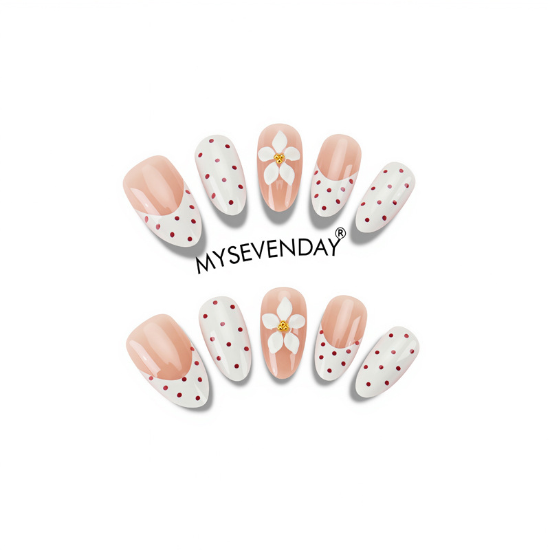 เล็บปลอมยอดนิยมสำหรับตกแต่งเล็ - Nail Art Red Wine บทวิจารณ์และราคา