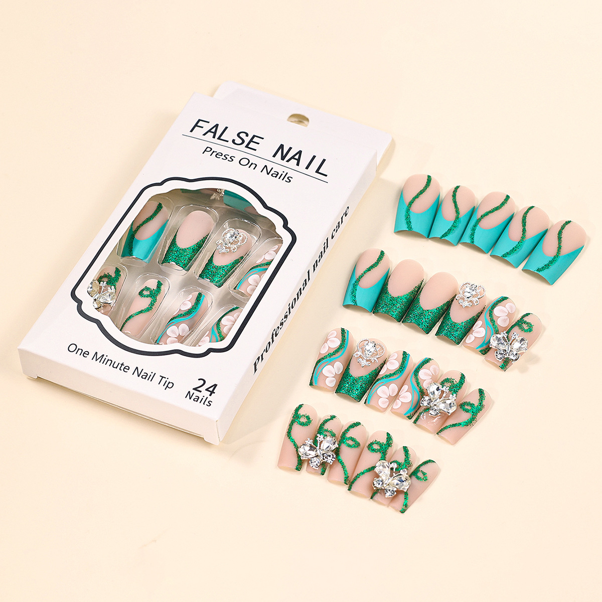 กดโลงศพยาวบนเล็บนักบัลเล่ต์เล็ - Nail Art French บทวิจารณ์และราคา