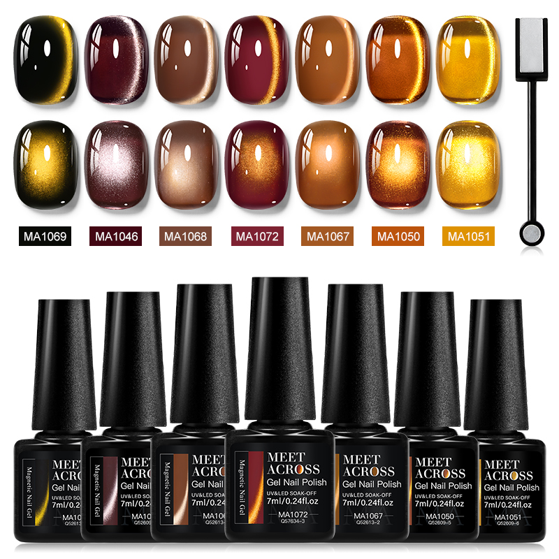 เซ็ตยาทาเล็บเจล 7 มล. 7 ชิ้น เ - Nail Art Red Wine บทวิจารณ์และราคา