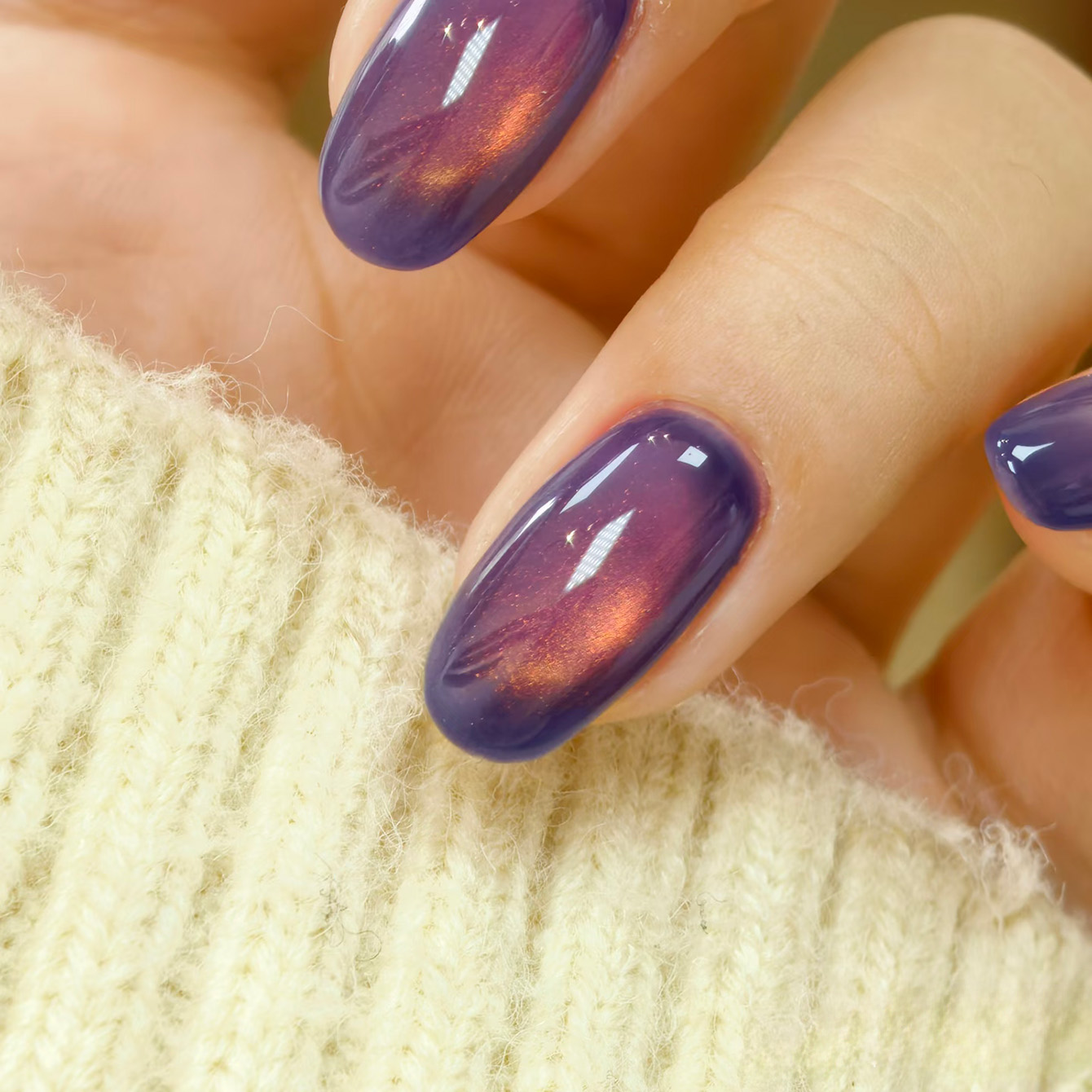 1-10 ชิ้น ยาทาเล็บเจลสีคริสตัล - Nail Art Violet บทวิจารณ์และราคา
