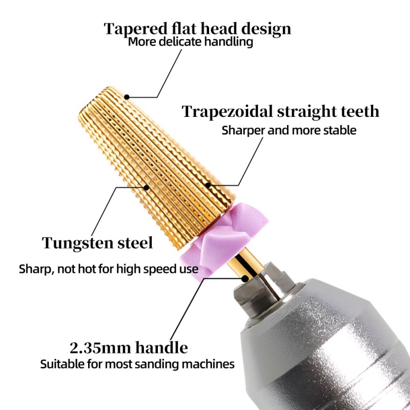ดอกสว่านเจียรเล็บ 5 in 1 ทำจาก - Nail Art Violet บทวิจารณ์และราคา