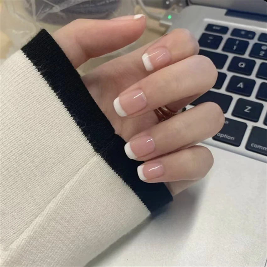 24 ชิ้น/เซ็ตสั้นภาษาฝรั่งเศสคํ - Nail Art French บทวิจารณ์และราคา