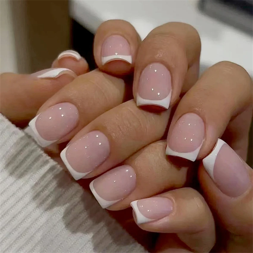 24 ชิ้น/เซ็ตสั้นภาษาฝรั่งเศสคํ - Nail Art French บทวิจารณ์และราคา