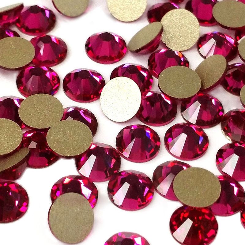 เพชรตกแต่งเล็บแบบไม่ใช้กาวร้อน - Nail Art Fuchsia บทวิจารณ์และราคา