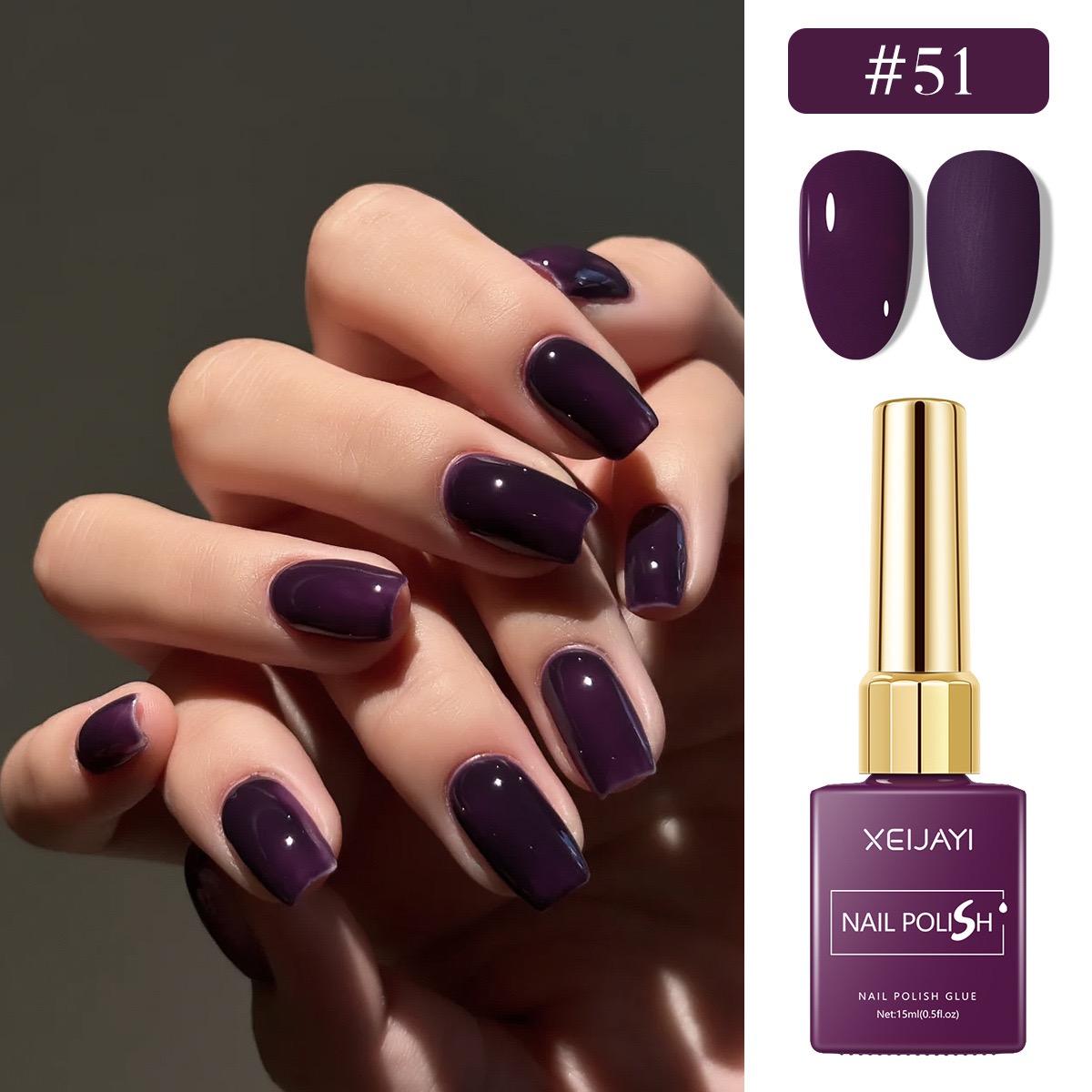 6 ชิ้น/เซ็ต 15ml เจลเล็บ 6 สีโ - Nail Art Violet บทวิจารณ์และราคา