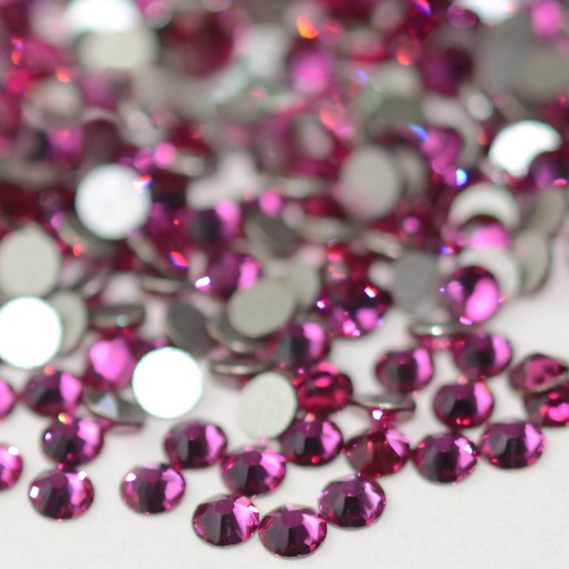 คริสตัลกลิตเตอร์สีม่วงฟูเชีย 5 - Nail Art Fuchsia บทวิจารณ์และราคา