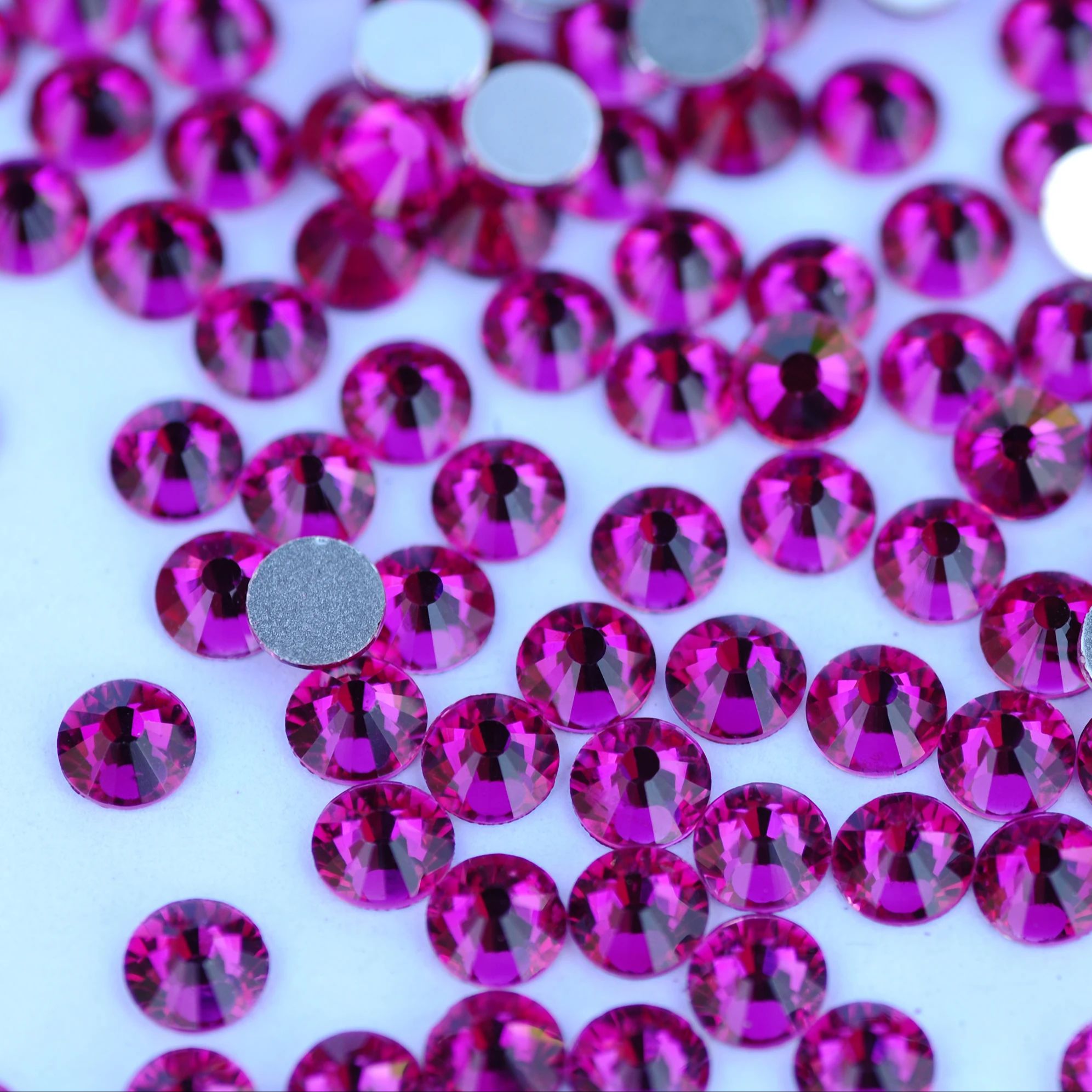 คริสตัลกลิตเตอร์สีม่วงฟูเชีย 5 - Nail Art Fuchsia บทวิจารณ์และราคา