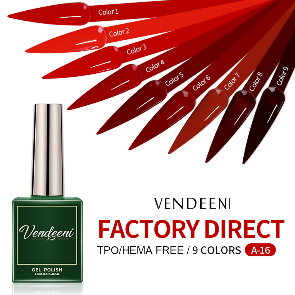 เวนดีนี เจลทาเล็บสีไวน์แดง 9 ส - Nail Art Red Wine บทวิจารณ์และราคา