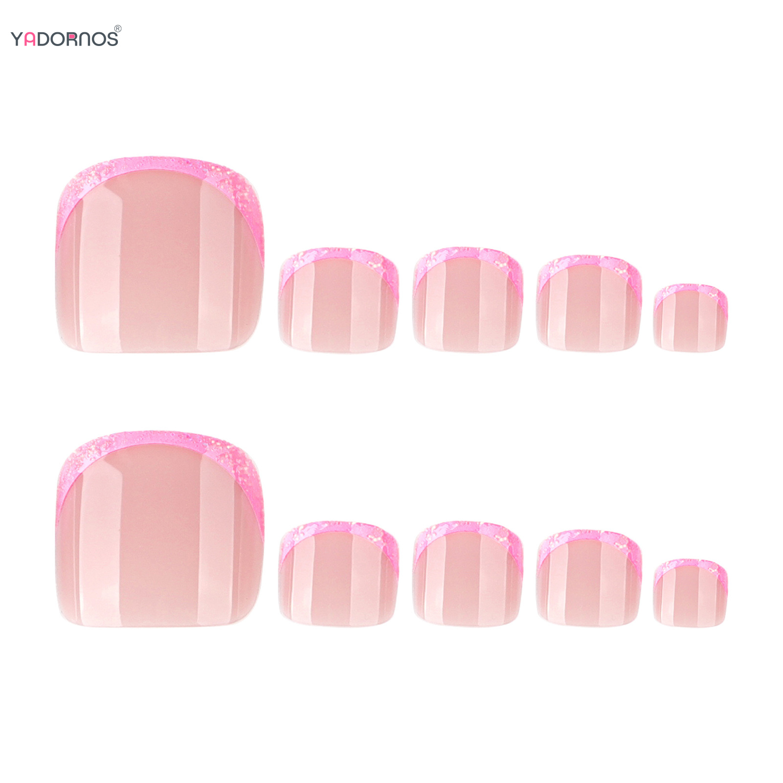 สีชมพูภาษาฝรั่งเศสคําเคล็ดลับเ - Nail Art French บทวิจารณ์และราคา