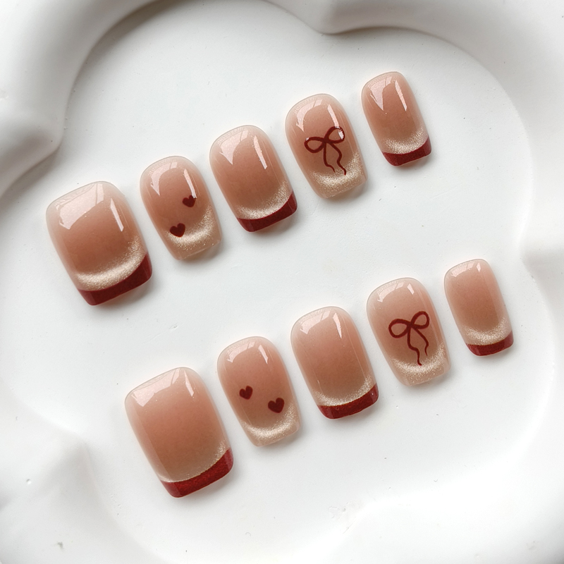 10 ชิ้น สติ๊กเกอร์ติดเล็บลายฝร - Nail Art French บทวิจารณ์และราคา