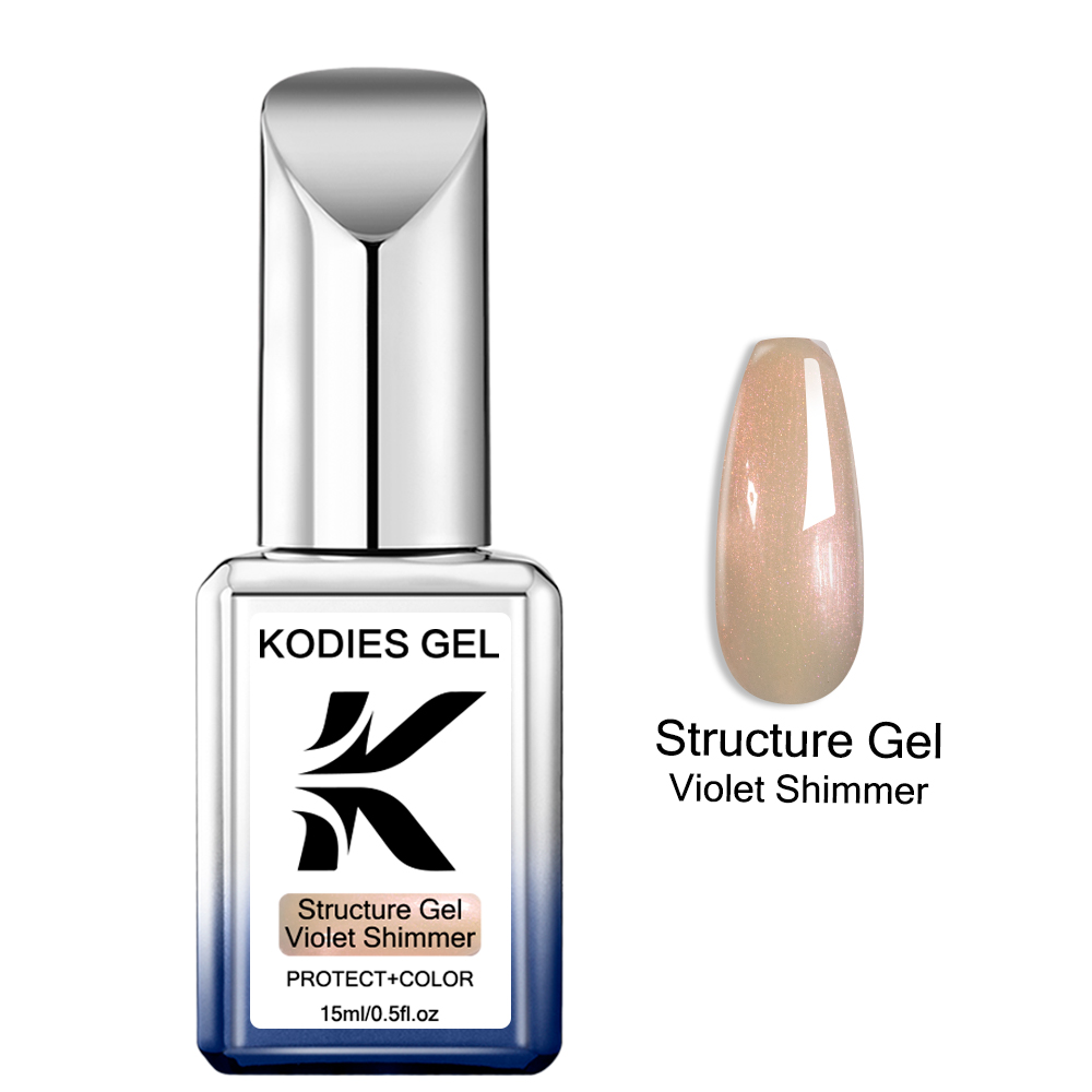 KODIES GEL Chrome ฐานยางเจลเล็ - Nail Art Violet บทวิจารณ์และราคา