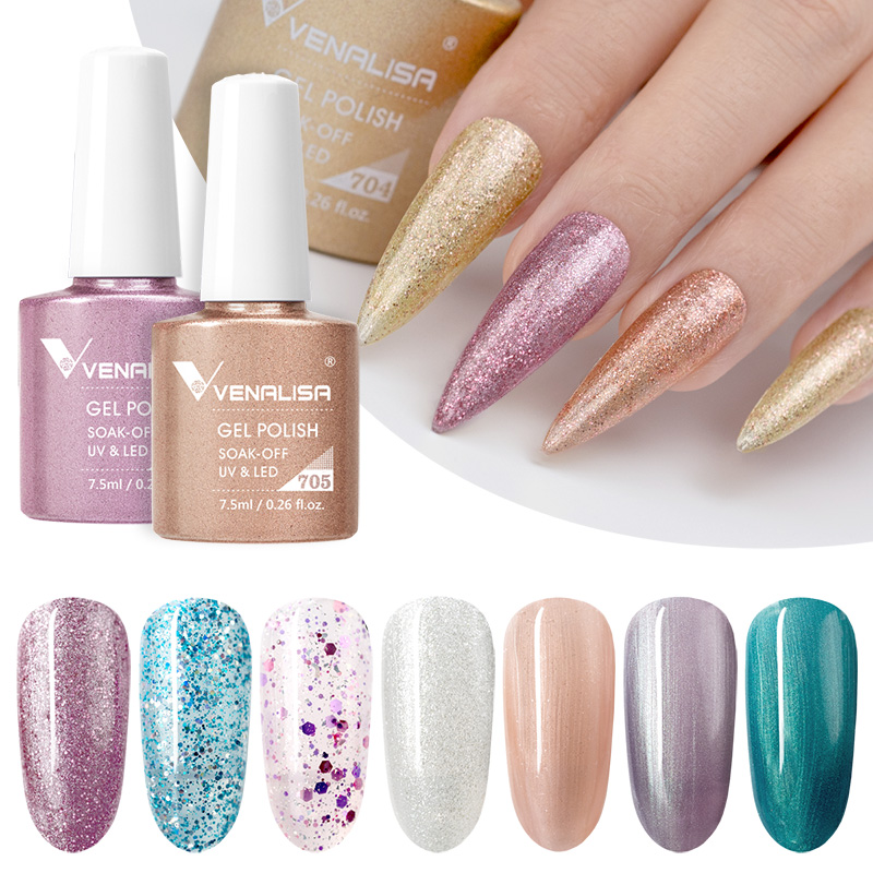Venalisa VIP3 กึ่งถาวรความงามเ - Nail Art Violet บทวิจารณ์และราคา