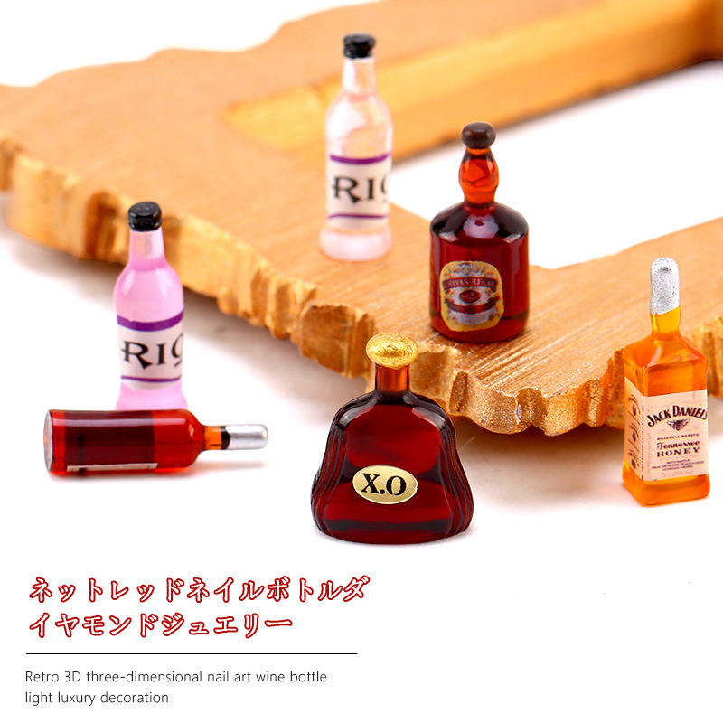 20 ชิ้น * ใหม่ขวดไวน์เล็บ Char - Nail Art Red Wine บทวิจารณ์และราคา