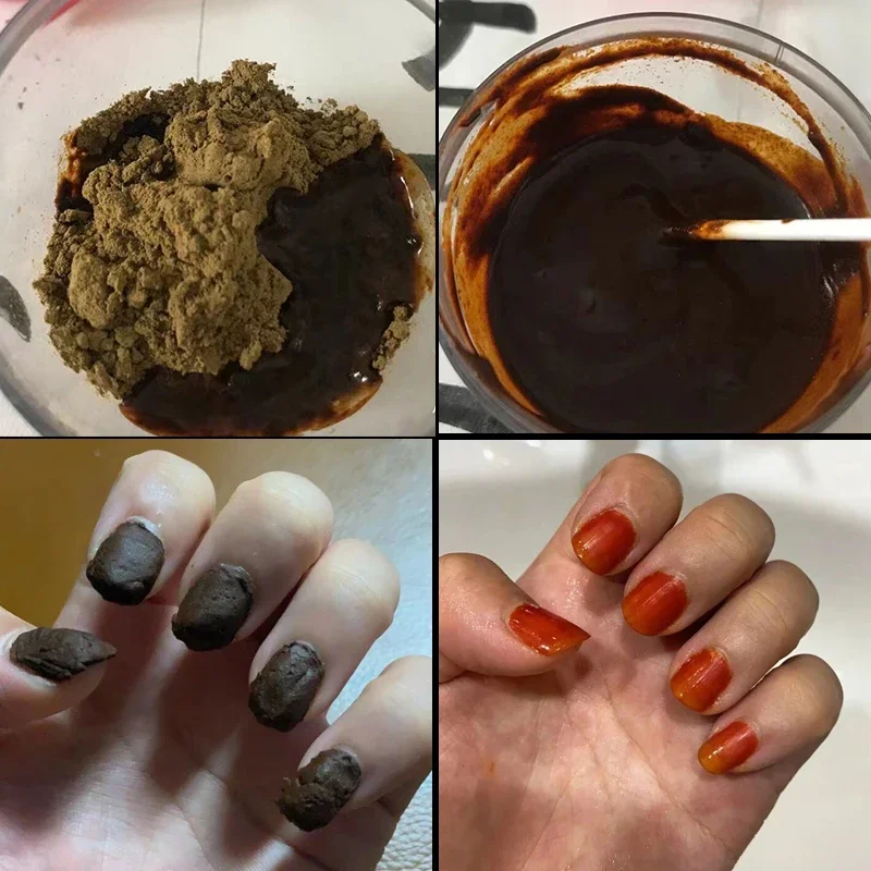 ผงย้อมเล็บเฮนน่าจากพืชธรรมชาติ - Nail Art Red Wine บทวิจารณ์และราคา