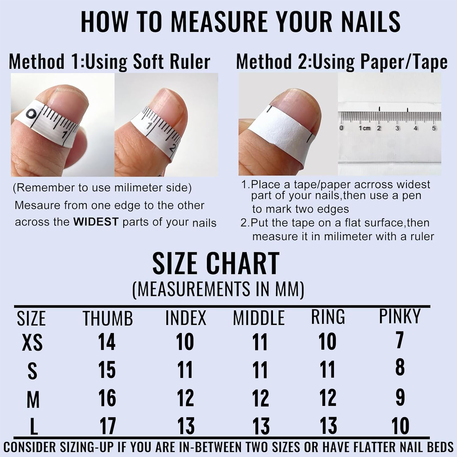 เล็บปลอมปลายเล็บปลอมสีฟ้าอมเทา - Nail Art French บทวิจารณ์และราคา