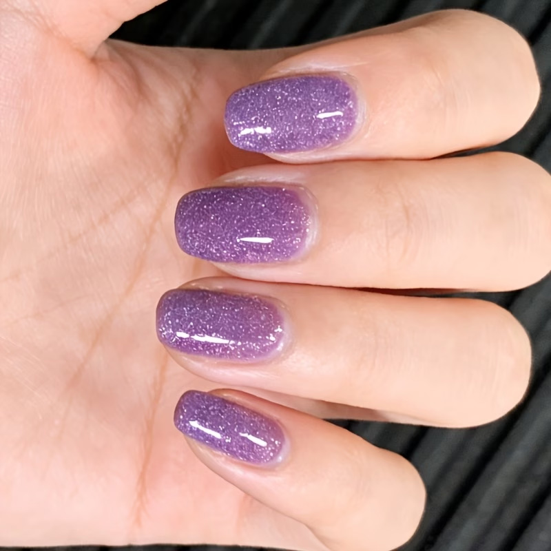 ยาทาเล็บไอซ์เคลียร์ เกรป พープル  - Nail Art Violet บทวิจารณ์และราคา