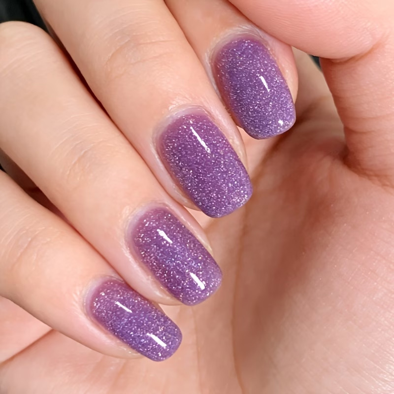 ยาทาเล็บไอซ์เคลียร์ เกรป พープル  - Nail Art Violet บทวิจารณ์และราคา
